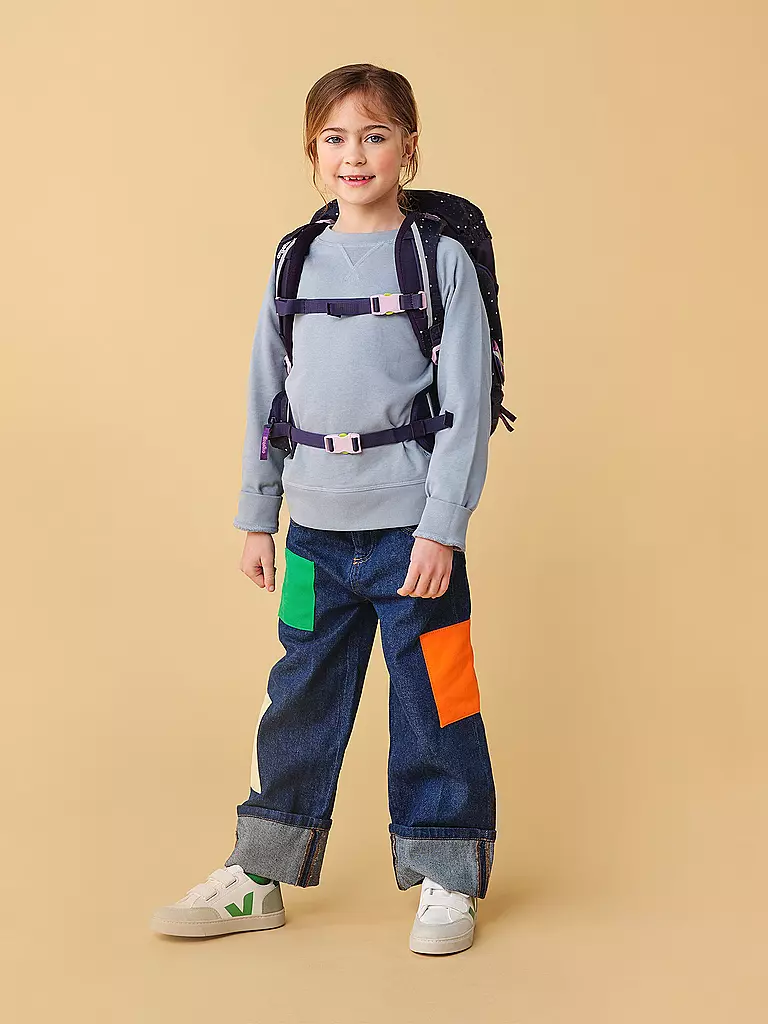 ERGOBAG | Set di zaino scolastico 6 pz. Orso osservatore di stelle |