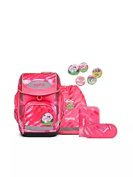 ERGOBAG | Set di zaini scolastici 5 pz. Cubo NeoTruckbär | Fucsia
