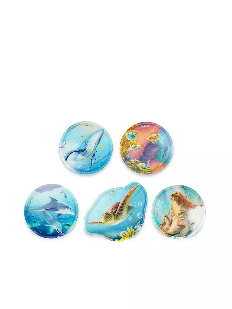 ERGOBAG | Set zaino scolastico 6 pz - Pack Tauchbär | Blu chiaro