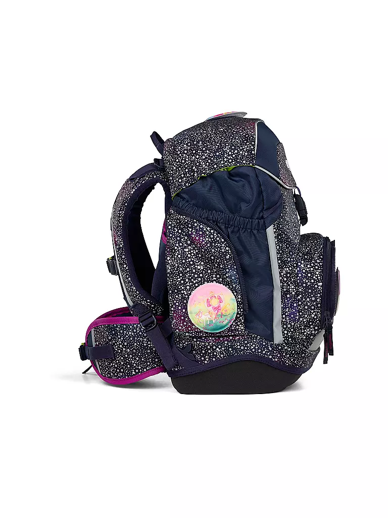 ERGOBAG | Set zaino scolastico 6 pz Pack Bärlaxy | Blu scuro