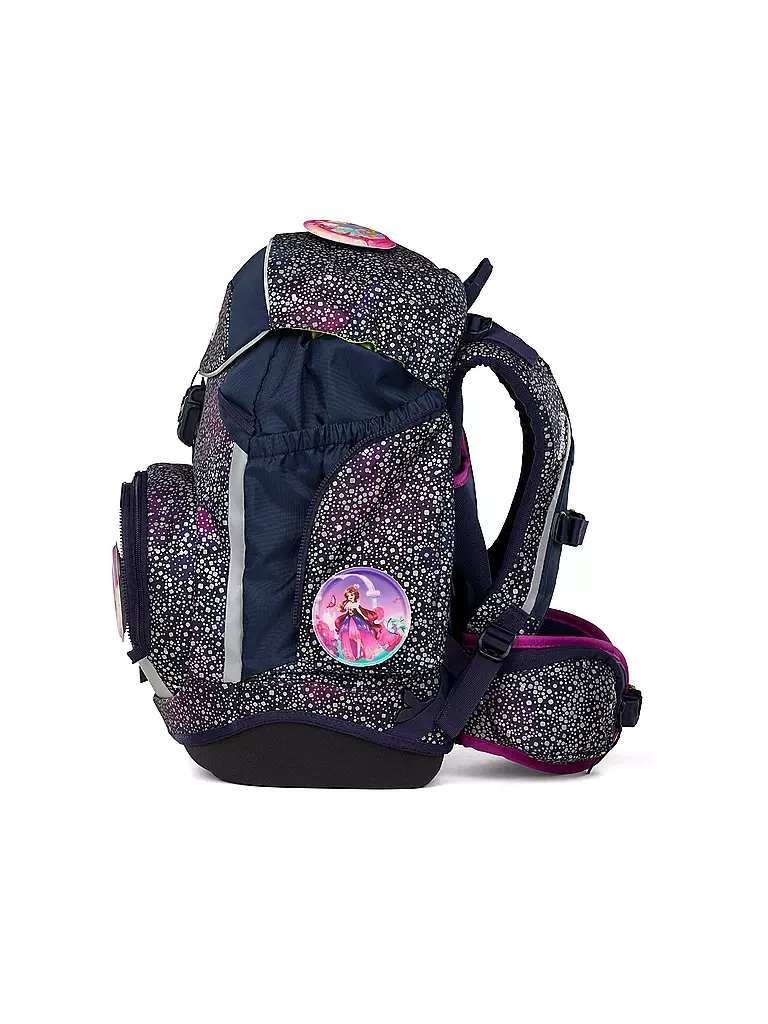 ERGOBAG | Set zaino scolastico 6 pz Pack Bärlaxy | Blu scuro