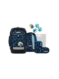 ERGOBAG | Set zaino scolastico 6 pz. Maxi Bärassic Garden | Nero