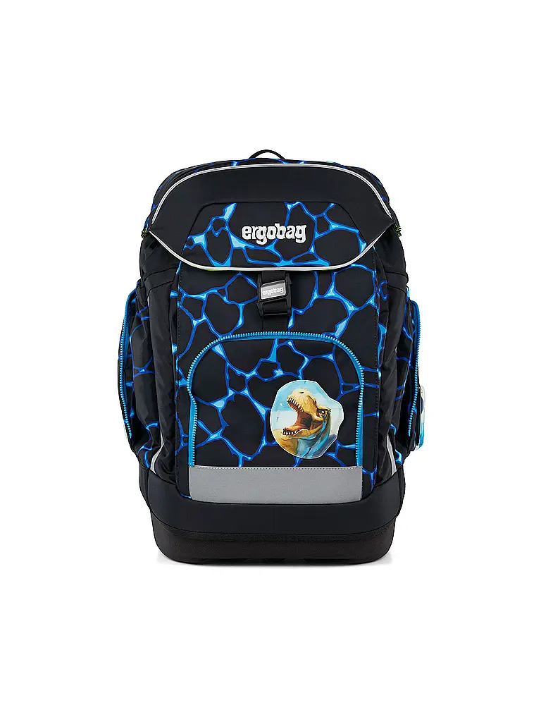 ERGOBAG | Set zaino scolastico 6 pz. Maxi Bärassic Garden | Nero