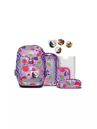 ERGOBAG | Set zaino scolastico 6 pz. Pack BlütenzauBär | Lilla
