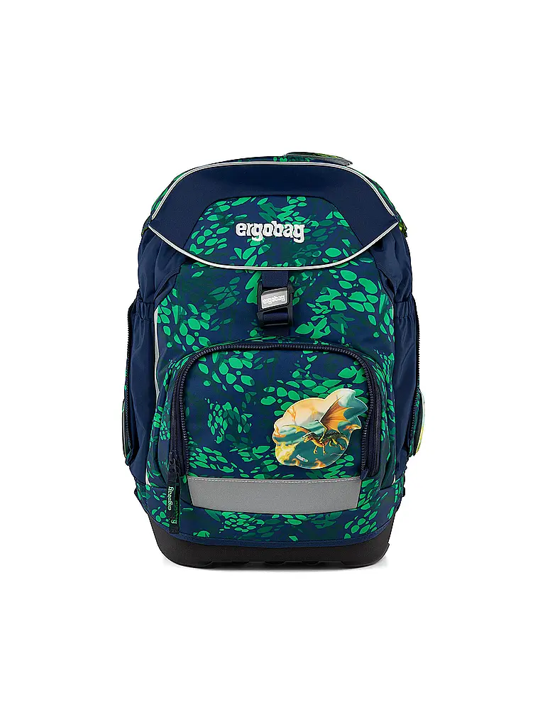 ERGOBAG | Set zaino scolastico 6 pz. Pack DrachenbezwingBär | Nero