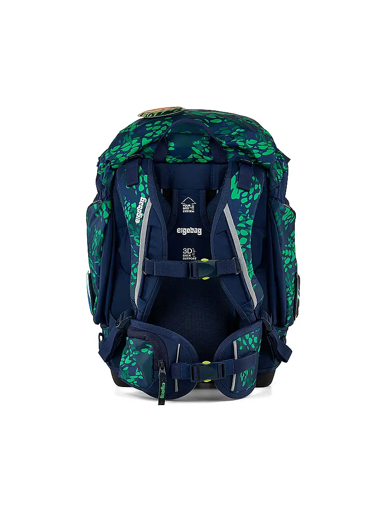 ERGOBAG | Set zaino scolastico 6 pz. Pack DrachenbezwingBär | Nero