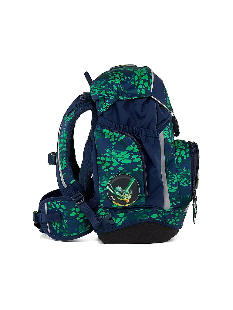 ERGOBAG | Set zaino scolastico 6 pz. Pack DrachenbezwingBär | Nero