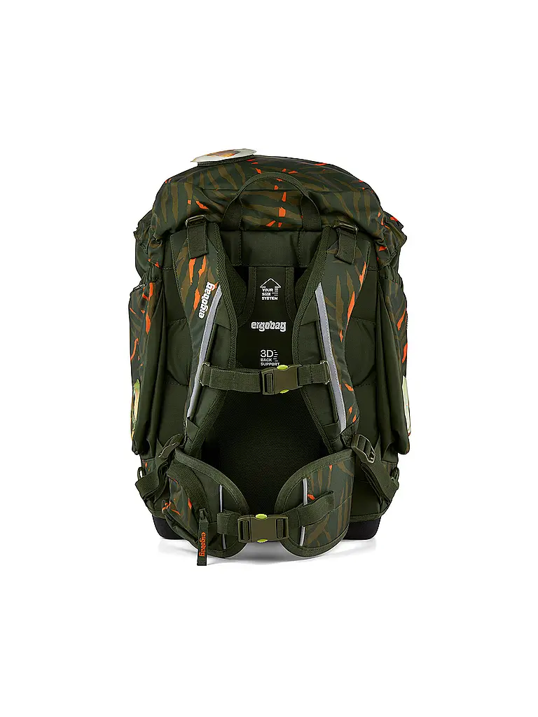 ERGOBAG | Set zaino scolastico 6 pz. Pack ExBärdition | Nero