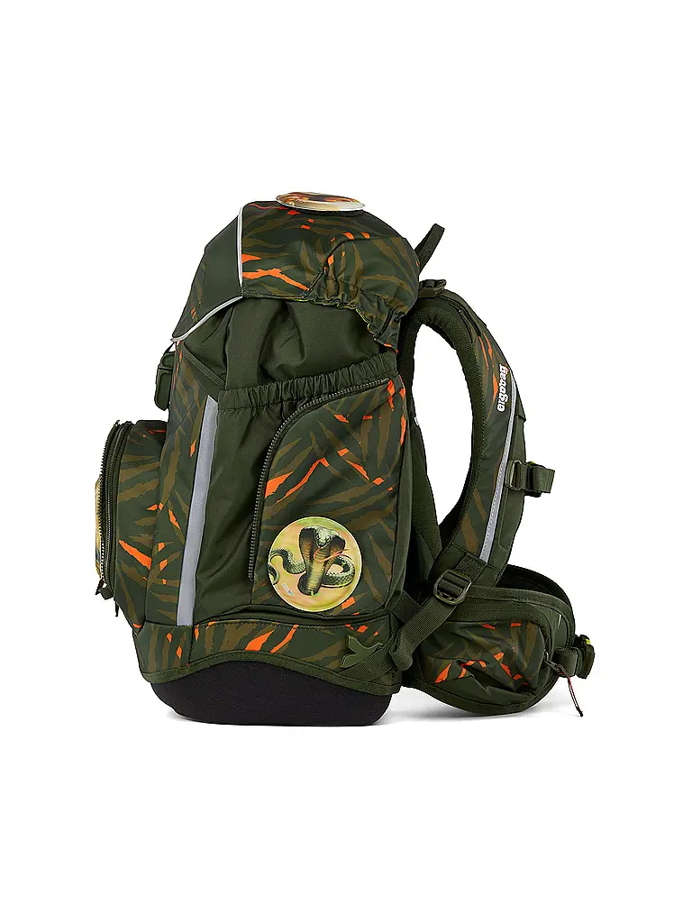 ERGOBAG | Set zaino scolastico 6 pz. Pack ExBärdition | Nero