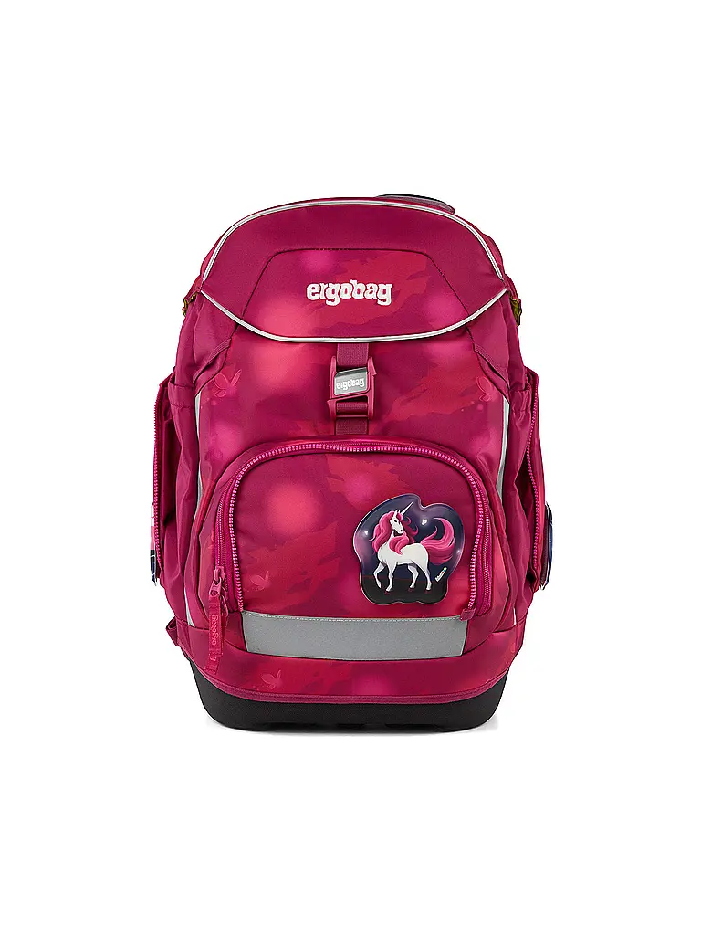 ERGOBAG | Set zaino scolastico 6 pz. Pack MondzauBär | Fucsia
