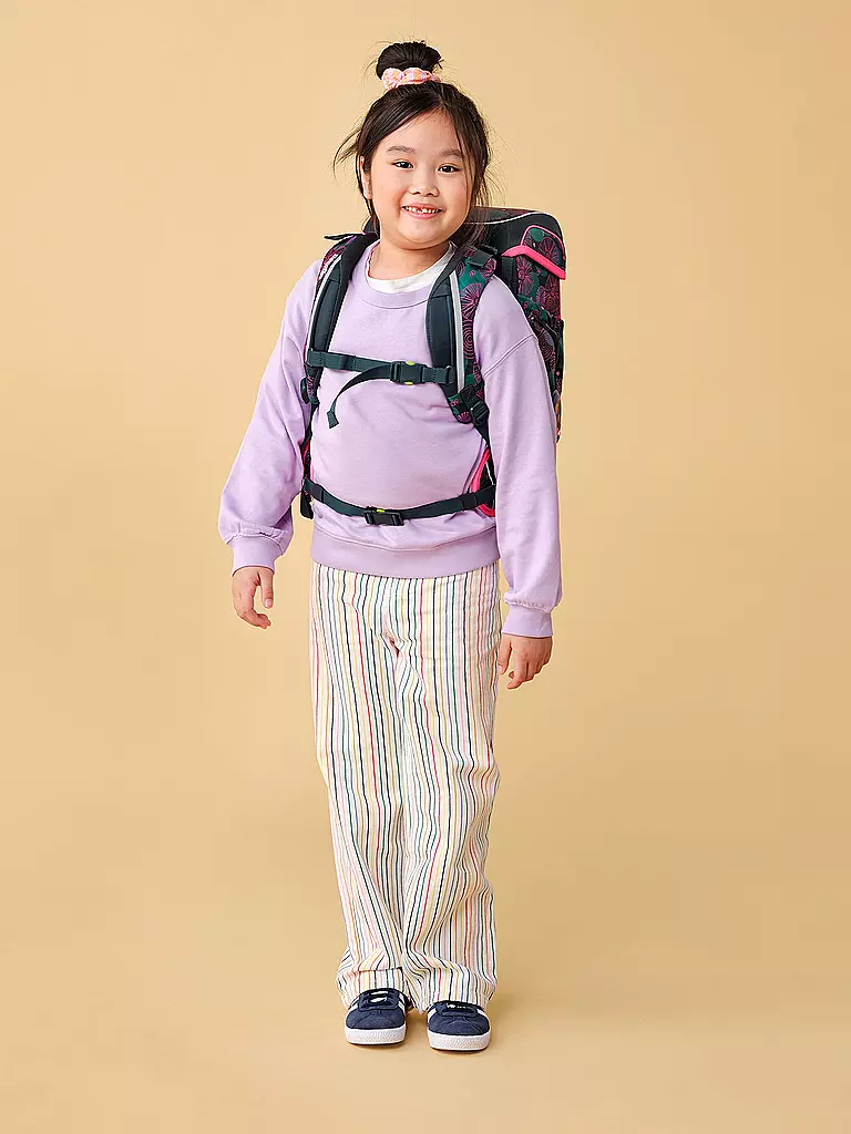 ERGOBAG | Set zaino scolastico da 5 pezzi Cubo Orso Corallo |