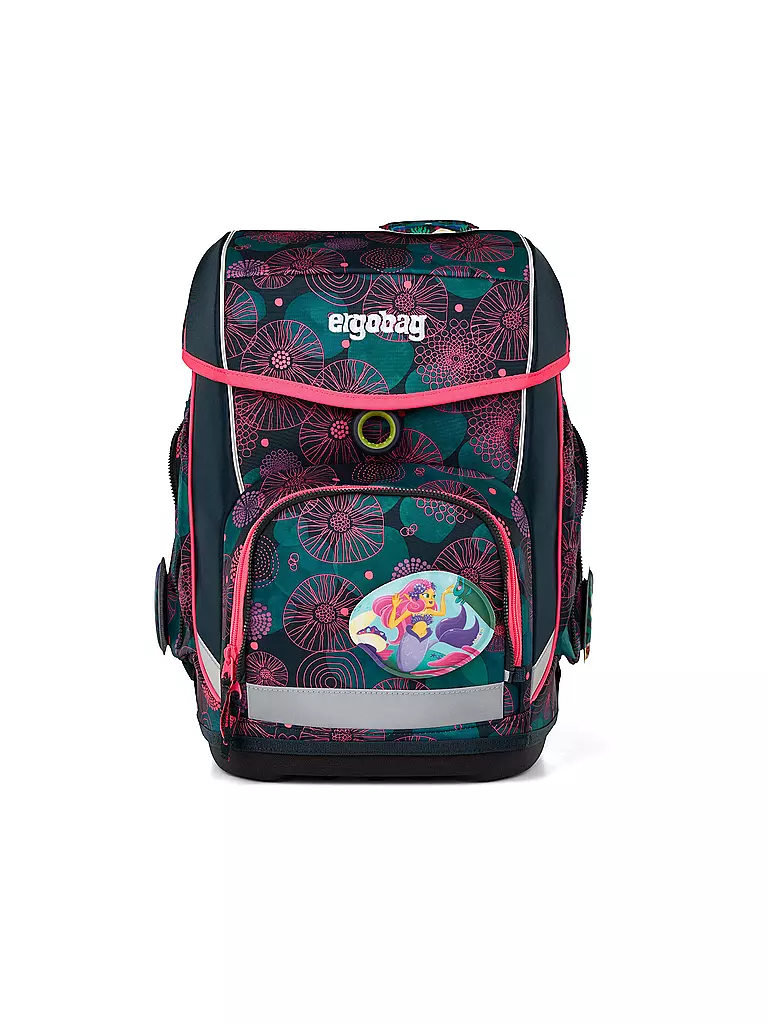 ERGOBAG | Set zaino scolastico da 5 pezzi Cubo Orso Corallo |