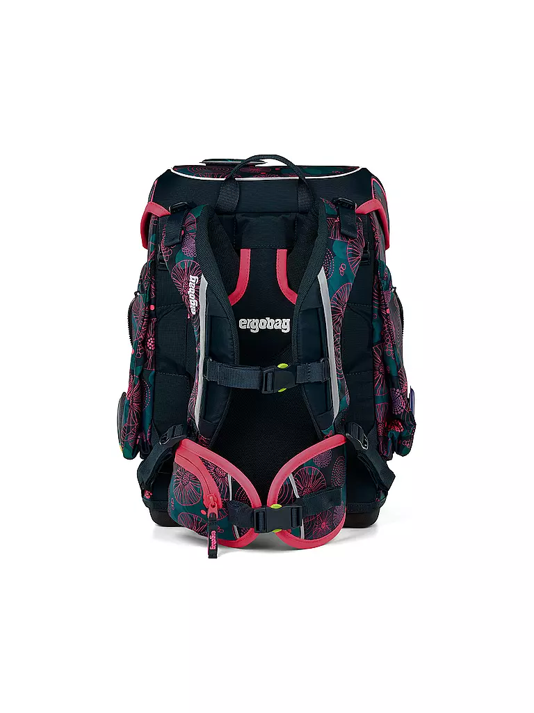 ERGOBAG | Set zaino scolastico da 5 pezzi Cubo Orso Corallo |