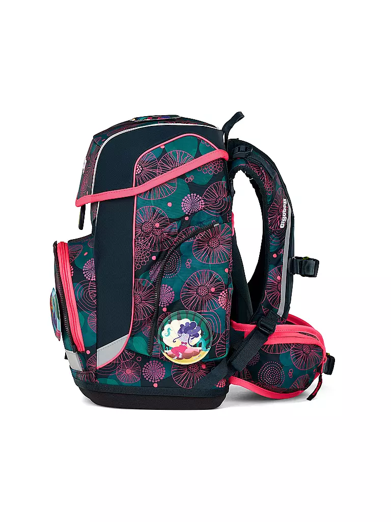 ERGOBAG | Set zaino scolastico da 5 pezzi Cubo Orso Corallo |