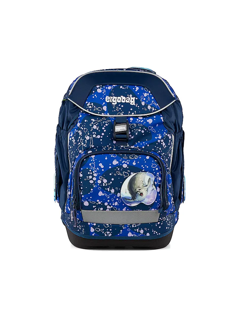 ERGOBAG | Set zaino scolastico da 6 pezzi Pack Ozeano Orso Abitante | Lilla