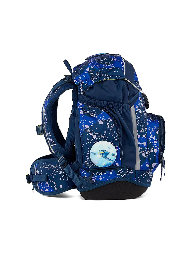 ERGOBAG | Set zaino scolastico da 6 pezzi Pack Ozeano Orso Abitante | Lilla