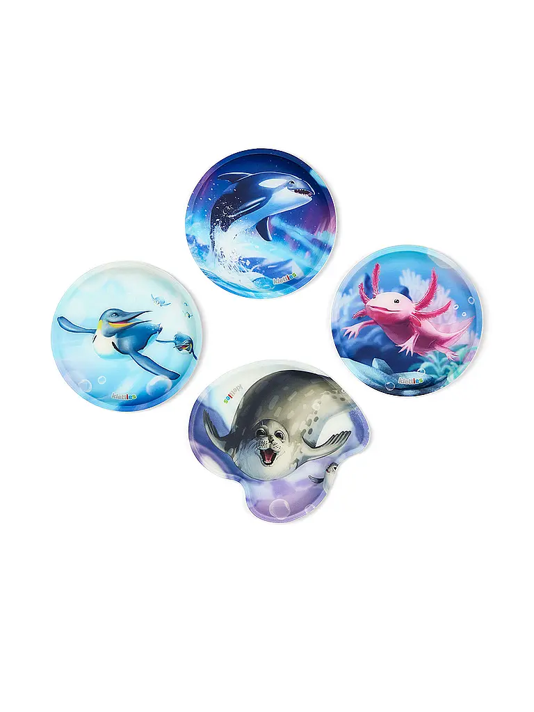 ERGOBAG | Set zaino scolastico da 6 pezzi Pack Ozeano Orso Abitante | Lilla