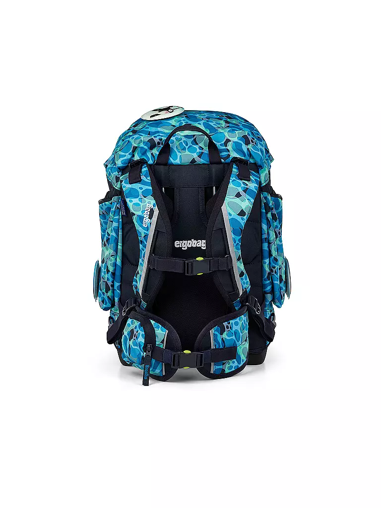 ERGOBAG | Set zaino scuola 5 pz Pack MRP Orso subacqueo | Blu