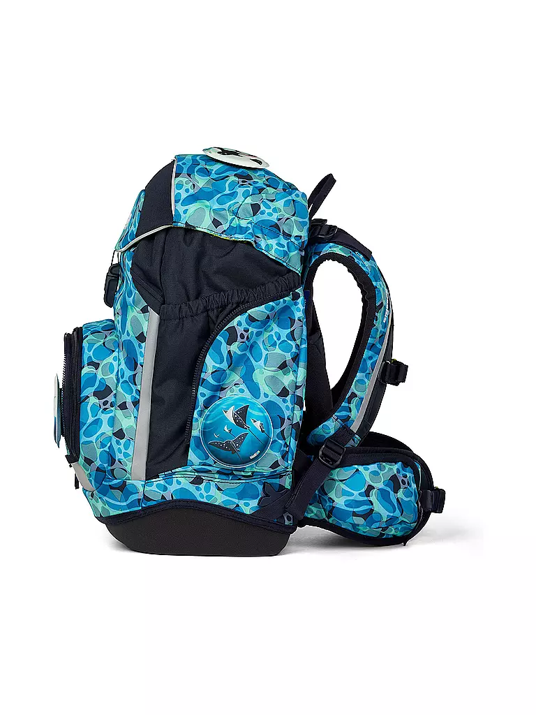 ERGOBAG | Set zaino scuola 5 pz Pack MRP Orso subacqueo | Blu