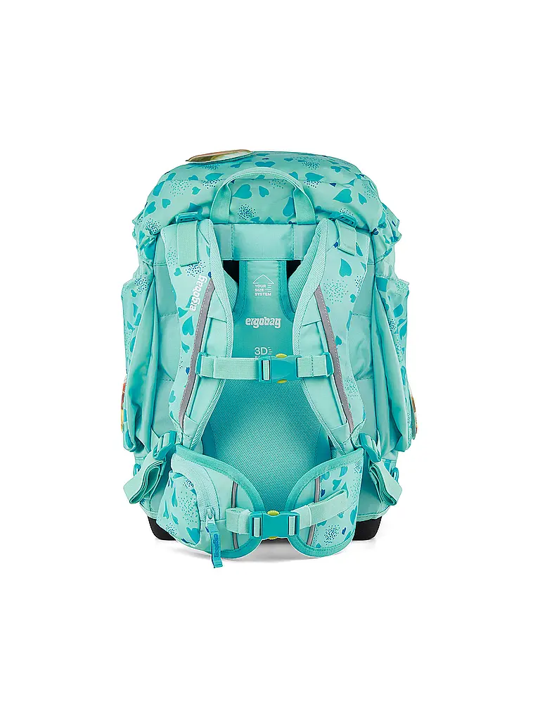 ERGOBAG | Set zaino scuola 6 pz Pack ReitBärtraum | Turchese