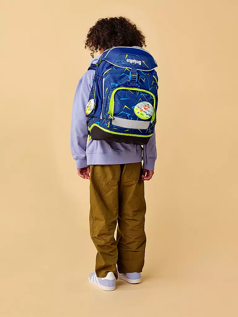 ERGOBAG | Set zaino scuola 6 pz Pack Spitzenreitbär | Blu scuro