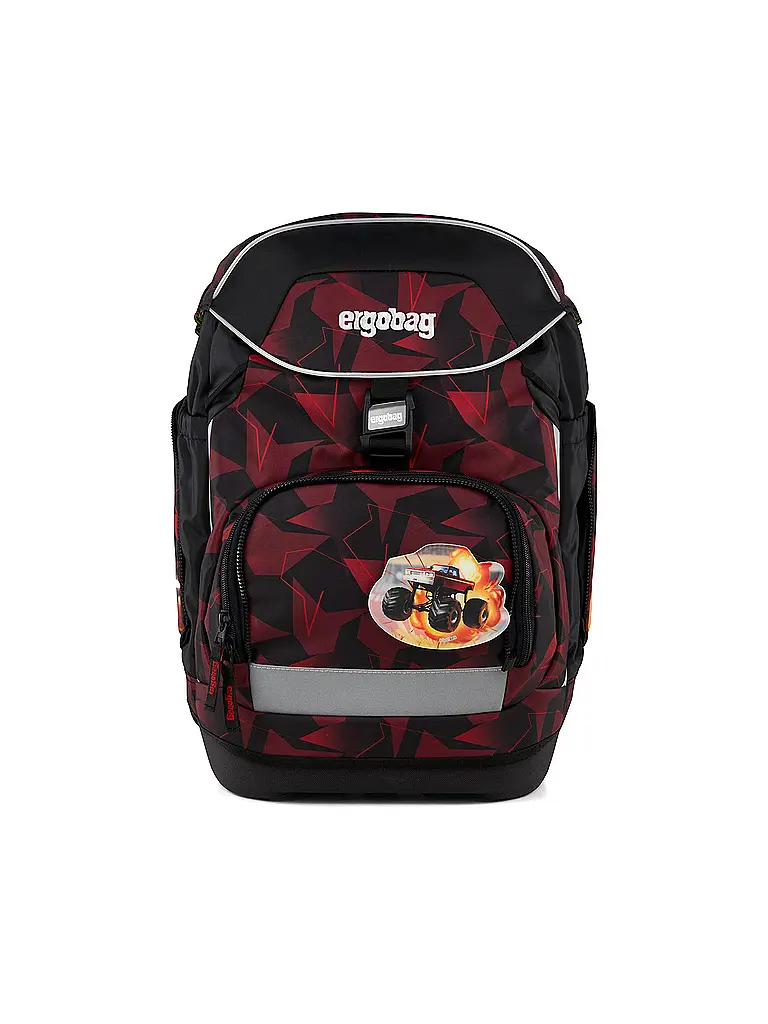 ERGOBAG | Set zaino scuola 6 pz Pack UnaufhaltBär | Nero