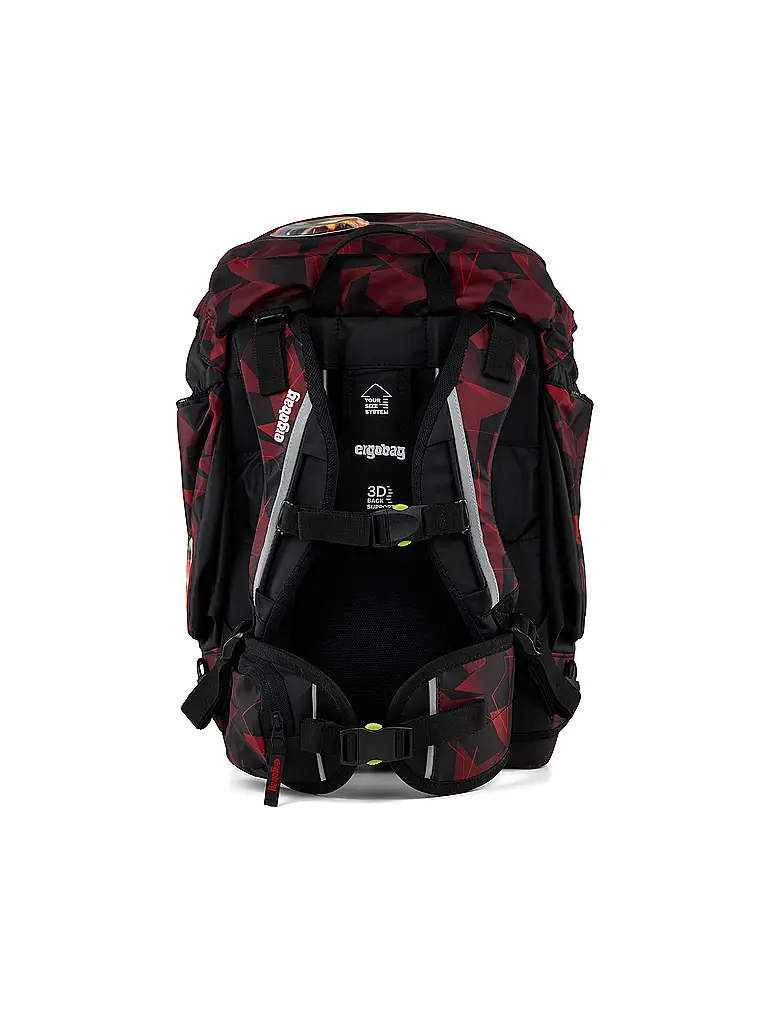 ERGOBAG | Set zaino scuola 6 pz Pack UnaufhaltBär | Nero