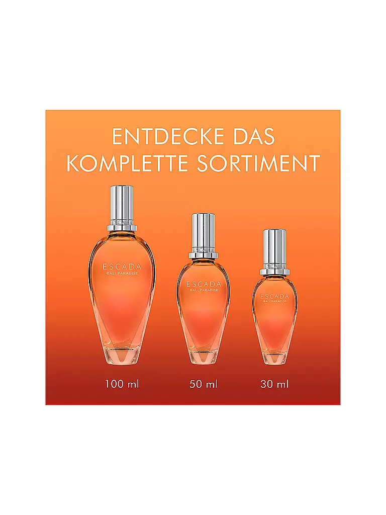 ESCADA | Bali Paradise Eau De Toilette da Donna 100ml | Senza colore
