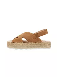 ESPADRIJ L'ORIGINALE | Sandalen CROISETTE PUFFY HIGHT | Marrone