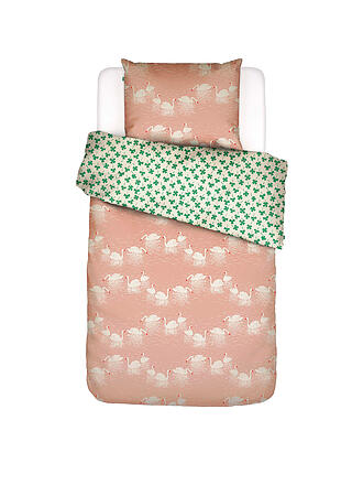 ESSENZA | Percalle Biancheria da letto SWAN LAKE 70x90cm/140x200cm Misty Rose
