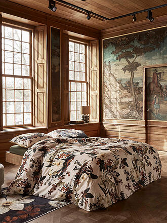 ESSENZA | Biancheria da letto in raso 70x90cm/140x200cm DAFFODILS REUNITED Beachwood White