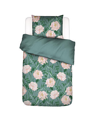 ESSENZA | Biancheria da letto in raso DOROTHEA 70x90cm/140x200cm Soft Teal