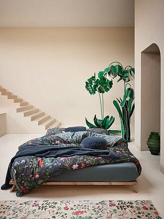 ESSENZA | Biancheria da letto in raso MARIGOLD 70x90cm/140x200cm Grigio Ardesia