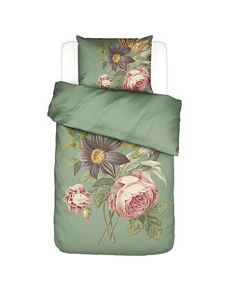 ESSENZA | Biancheria da letto in raso 70x90cm / 140x220cm MADIA Verde Basilico