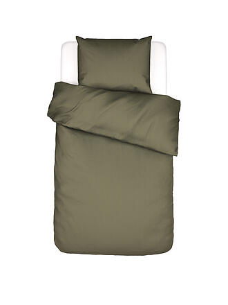 ESSENZA | Biancheria da letto in raso 70x90cm / 140x200cm COLETTA Moss