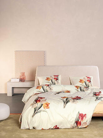 ESSENZA | Biancheria da letto in raso TOSCA 70x90/140x200 Vanilla