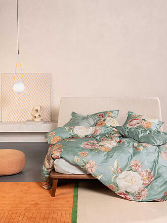 ESSENZA | Biancheria da letto in raso ORIANNA 70x90/140x200cm Dusty Teal