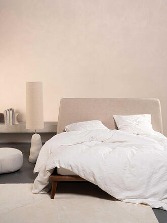 ESSENZA | Biancheria da letto in raso PALMA 70x90/140x200cm White