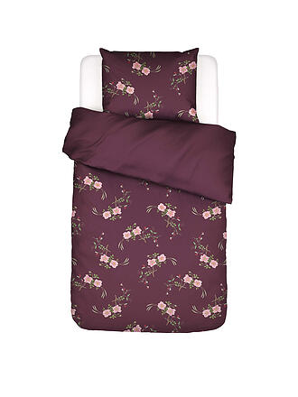 ESSENZA | Biancheria da letto in raso MAREN 70x90cm/140x200cm Malva Wne