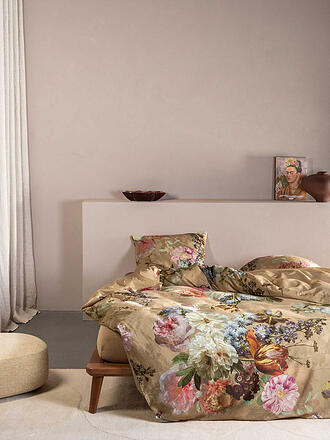 ESSENZA | Biancheria da letto in raso ROSABELLE 70x90cm/140x200cm Sabbia Dorata