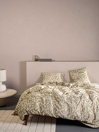 ESSENZA | Biancheria da letto in Tencel CLEA 70x90cm/140x200cm Verde Cedro