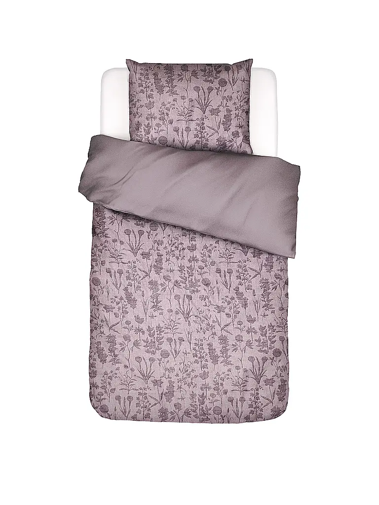 ESSENZA | Biancheria da letto in cotone 70x90cm / 140x200cm MARIBEL Lilla Pallido | Lilla