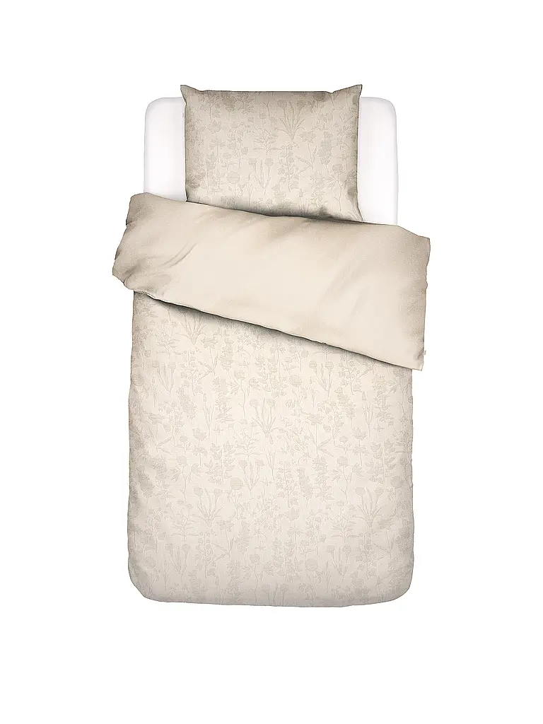 ESSENZA | Biancheria da letto in cotone 70x90cm / 140x200cm MARIBEL Oatmeal | Beige