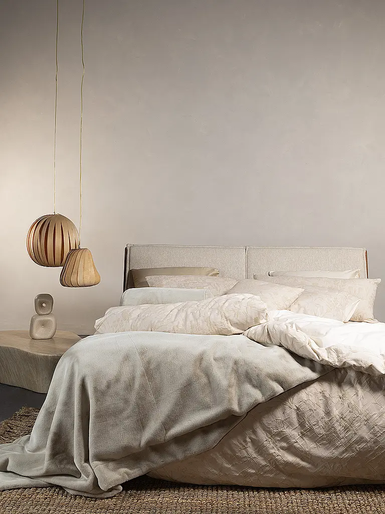 ESSENZA | Biancheria da letto in cotone 70x90cm / 140x200cm MARIBEL Oatmeal | Beige
