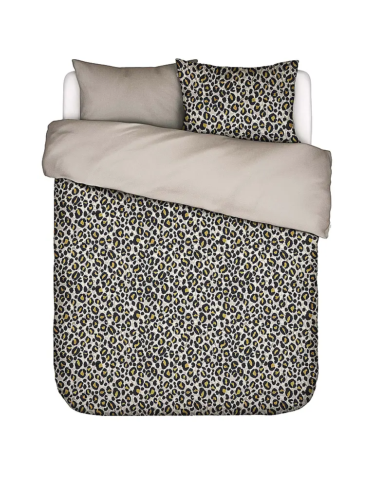 ESSENZA | Biancheria da letto in raso 2x 70x90cm / 140x200cm FEDELIA Sand Storm | Marrone chiaro