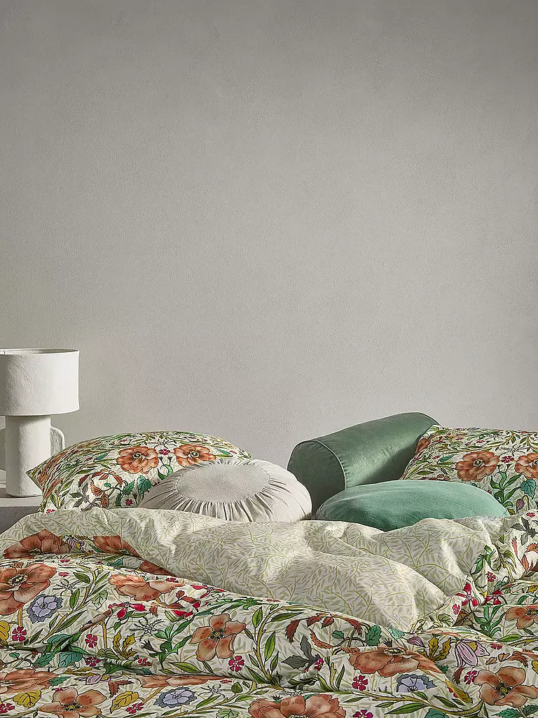 ESSENZA | Biancheria da letto in raso 70x90 cm / 140x200 cm Celeste Pure White |