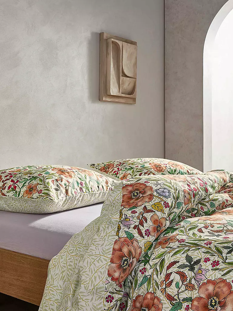 ESSENZA | Biancheria da letto in raso 70x90 cm / 140x200 cm Celeste Pure White |