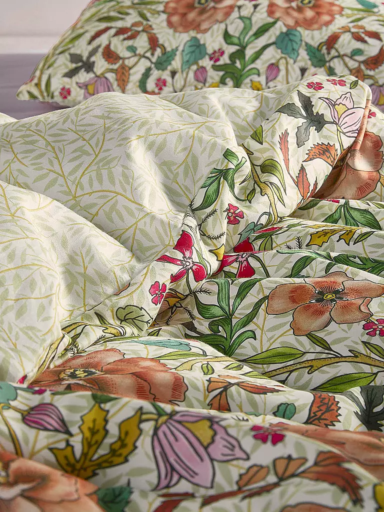 ESSENZA | Biancheria da letto in raso 70x90 cm / 140x200 cm Celeste Pure White |