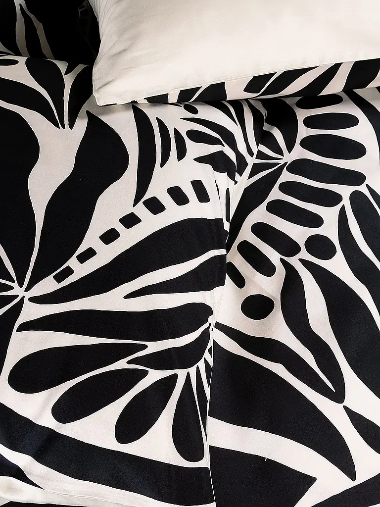 ESSENZA | Biancheria da letto in raso 70x90cm / 140x200cm ALLORI Antracite |