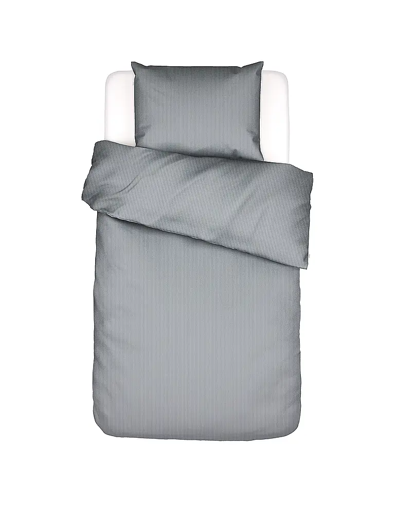 ESSENZA | Biancheria da letto in raso 70x90cm / 140x200cm COLETTA Global Grey | Grigio